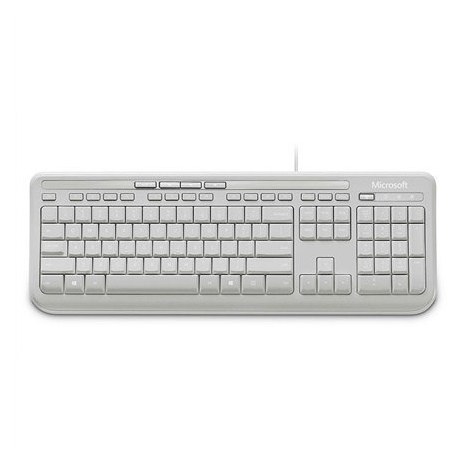 Microsoft | ANB-00032 | Wired Keyboard 600 | Standard | Wired | EN | 2 m | White | English | 595 g - 5